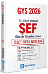 GYSAkademi 2026 T.C. İçişleri Bakanlığı Şef GYS Özet Ders Notları
