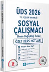 GYSAkademi 2026 ÜDS T.C. İçişleri Bakanlığı Sosyal Çalışmacı Özet Ders Notları