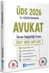 GYSAkademi 2026 ÜDS T.C. İçişleri Bakanlığı Avukat Özet Ders Notları