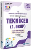 GYSAkademi Yayınları 2026 ÜDS T.C. Tarım ve Orman Bakanlığı Tekniker 1. Grup Yapay Zeka Destekli Hibrit Kitap