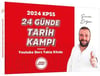 Hangi KPSS 2024 KPSS 24 Günde Tarih Kampı Youtube Ders Takip Kitabı