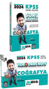 HocaWebde Yayınları 2024 KPSS Coğrafya Soru Bankası ve Video Ders Notları Seti