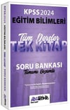 HocaWebde Yayınları 2024 KPSS Eğitim Bilimleri Tüm Dersler Tek Kitap Soru Bankası