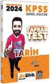 Hocawebde Yayınları 2024 KPSS Genel Kültür Tarih Çek Kopart Yaprak Test