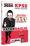Hocawebde Yayınları 2024 KPSS Genel Kültür Vatandaşlık Çek Kopart Yaprak Test
