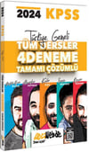 Hocawebde Yayınları 2024 KPSS Genel Yetenek Genel Kültür Tamamı Çözümlü 4 Fasikül Deneme Sınavı