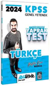 HocaWebde Yayınları 2024 KPSS Türkçe Yaprak Test Çek Kopart