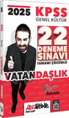HocaWebde Yayınları 2025 KPSS Genel Kültür Vatandaşlık Tamamı Çözümlü 22 Deneme Sınavı