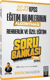 İndeks Akademi 2025 KPSS Eğitim Bilimlerinin Algoritması Rehberlik ve Özel Eğitim Soru Bankası Çözümlü