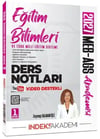 İndeks Akademi 2027 MEB AGS Akademisi Eğitim Bilimleri ve Türk Milli Eğitim Sistemi Video Ders Notları 1. Kitap