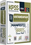 İnformal Yayınları 2026 KPSS Genel Kültür 3 Adım Vatandaşlık Manifesto 20 Deneme