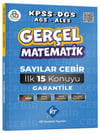 KR Akademi Gerçel Matematik KPSS DGS AGS ALES Sayılar Cebir İlk 15 Konuyu Garantile