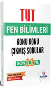 Kurul Yayıncılık TYT Fen Bilimleri Son 11 Yıl Konu Konu Çıkmış Sorular ve Video Çözümleri