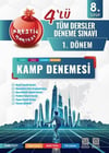 Nartest Yayınları 8. Sınıf 1. Dönem Tüm Dersler 4 lü Kamp Denemesi