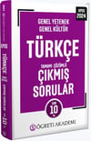 Öğreti Akademi 2024 KPSS Genel Yetenek Genel Kültür Türkçe Tamamı Çözümlü Çıkmış Sorular