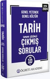 Öğreti Akademi 2024 KPSS Genel Yetenek Genel Kültür Tarih Tamamı Çözümlü Çıkmış Sorular