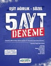 Okyanus Yayınları AYT Eşit Ağırlık Sözel 5 li Deneme