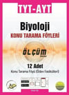 Pano Yayınları TYT AYT Biyoloji Ölçüm Konu Tarama Föyleri
