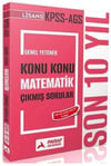 Paraf Akademi 2026 KPSS MEB AGS Lisans Matematik Son 10 Yıl Konu Konu Çıkmış Sorular