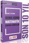 Paraf Yayınları 2026 KPSS Lise Ortaöğretim Ön Lisans Matematik Son 10 Yıl Konu Konu Çıkmış Sorular