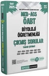 Pegem Akademi 2025 ÖABT MEB AGS Biyoloji Öğretmenliği Çıkmış Sorular