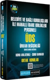 Pegem Akademi 2026 ÜDS Belediye ve Bağlı Kuruluşları İle Mahalli İdare Birlikleri Personeli ÜDS Sınavlarına Hazırlık Konu Anlatı