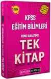 Pegem Yayınları 2024 KPSS Eğitim Bilimleri Konu Anlatımlı Tek Kitap