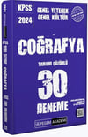 Pegem Yayınları 2024 KPSS Genel Yetenek Genel Kültür Coğrafya 30 Deneme
