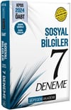 Pegem Yayınları 2024 KPSS ÖABT Sosyal Bilgiler Öğretmenliği Tamamı Çözümlü 7 Deneme