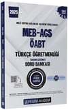 Pegem Yayınları 2025 MEB AGS ÖABT Türkçe Öğretmenliği Tamamı Çözümlü Soru Bankası
