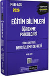 Pegem Yayınları 2026 MEB AGS Eğitim Bilimleri Öğrenme Psikolojisi Video Destekli Ders İzleme Defteri