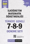 Pegem Yayınları 2026 MEB AGS ÖABT İlköğretim Matematik Öğretmenliği Türkiye Geneli 7-8-9 Deneme Seti