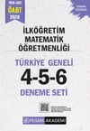 Pegem Yayınları 2026 MEB AGS ÖABT İlköğretim Matematik Öğretmenliği Tamamı Çözümlü Türkiye Geneli 4-5-6 Deneme Seti