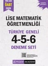 Pegem Yayınları 2026 MEB AGS ÖABT Lise Matematik Öğretmenliği Tamamı Çözümlü Türkiye Geneli 4-5-6 Deneme Seti