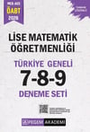 Pegem Yayınları 2026 MEB AGS ÖABT Lise Matematik Öğretmenliği Türkiye Geneli 7-8-9 Deneme Seti
