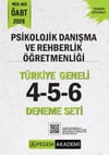 Pegem Yayınları 2026 MEB AGS ÖABT Psikolojik Danışma ve Rehberlik Öğretmenliği Tamamı Çözümlü Türkiye Geneli 4-5-6 Deneme Seti