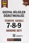 Pegem Yayınları 2026 MEB AGS ÖABT Sosyal Bilgiler Öğretmenliği Türkiye Geneli 7-8-9 Deneme Seti