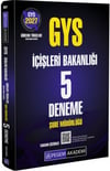 Pegem Yayınları 2027 GYS İçişleri Bakanlığı Şube Müdürlüğü 5 Deneme