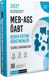Pegem Yayınları 2027 MEB AGS ÖABT Beden Eğitimi Öğretmenliği Soru Bankası