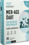Pegem Yayınları 2027 MEB AGS ÖABT Fen Bilimleri Öğretmenliği Tamamı Çözümlü Soru Bankası