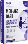 Pegem Yayınları 2027 MEB AGS ÖABT Lise Matematik Öğretmenliği Tamamı Çözümlü Soru Bankası