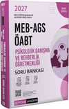 Pegem Yayınları 2027 MEB AGS ÖABT Psikolojik Danışma ve Rehberlik Tamamı Çözümlü Soru Bankası