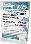 Pelikan Yayınları 2026 GYS Türkiye Şeker Fabrikaları A.Ş Genel Müdürlüğü Ortak Konular Tamamı Çözümlü Soru Bankası