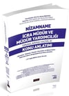 Savaş Yayınları Nizamname İcra Müdür ve Müdür Yardımcılığı Sınavlarına Hazırlık Konu Anlatımı
