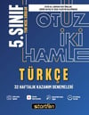 Startfen Yayınları 5. Sınıf Türkçe 32 Haftalık Kazanım Denemeleri
