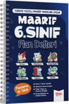 Takdir Yayınları 6. Sınıf Maarif Plan Defteri