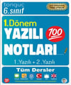 Tonguç Akademi 6. Sınıf Yazılı Notları 1. Dönem 1 ve 2. Yazılı