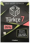 Tudem Yayınları 7. Sınıf Türkçe 3 Boyut Beceri Temelli Soru Bankası