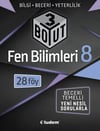 Tudem Yayınları 8. Sınıf Fen Bilimleri 3 Boyut 28 li Föy