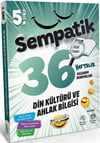Ünlüler Karması 5. Sınıf Din Kültürü ve Ahlak Bilgisi Sempatik 36 Haftalık Kazanım Denemeleri